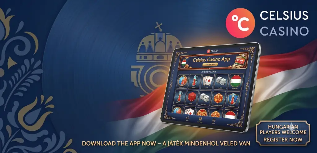 Celsius Casino mobilalkalmazás
