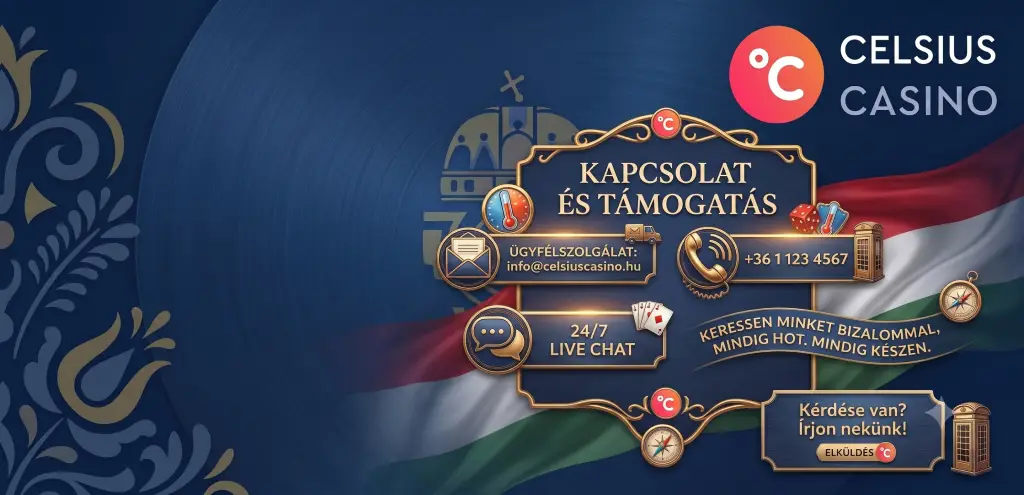Celsius casino kapcsolat